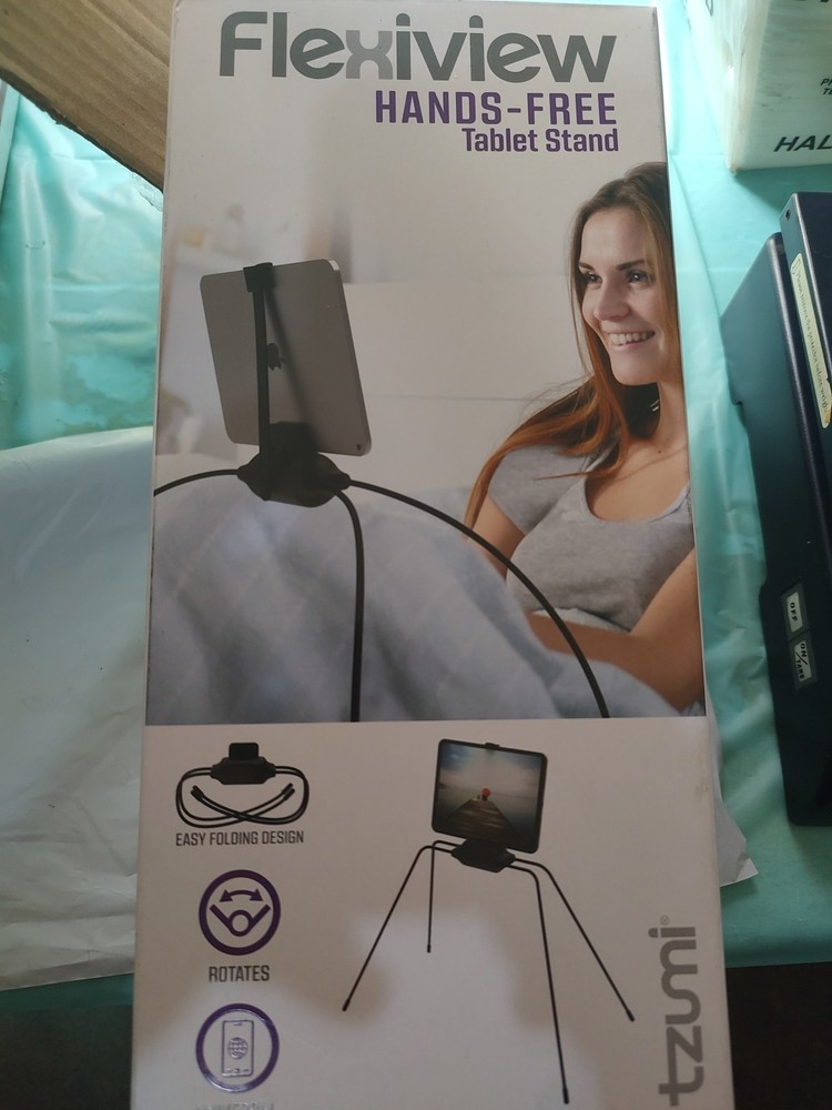 Tzumi Flexiview Hands- Free Tablet Stand