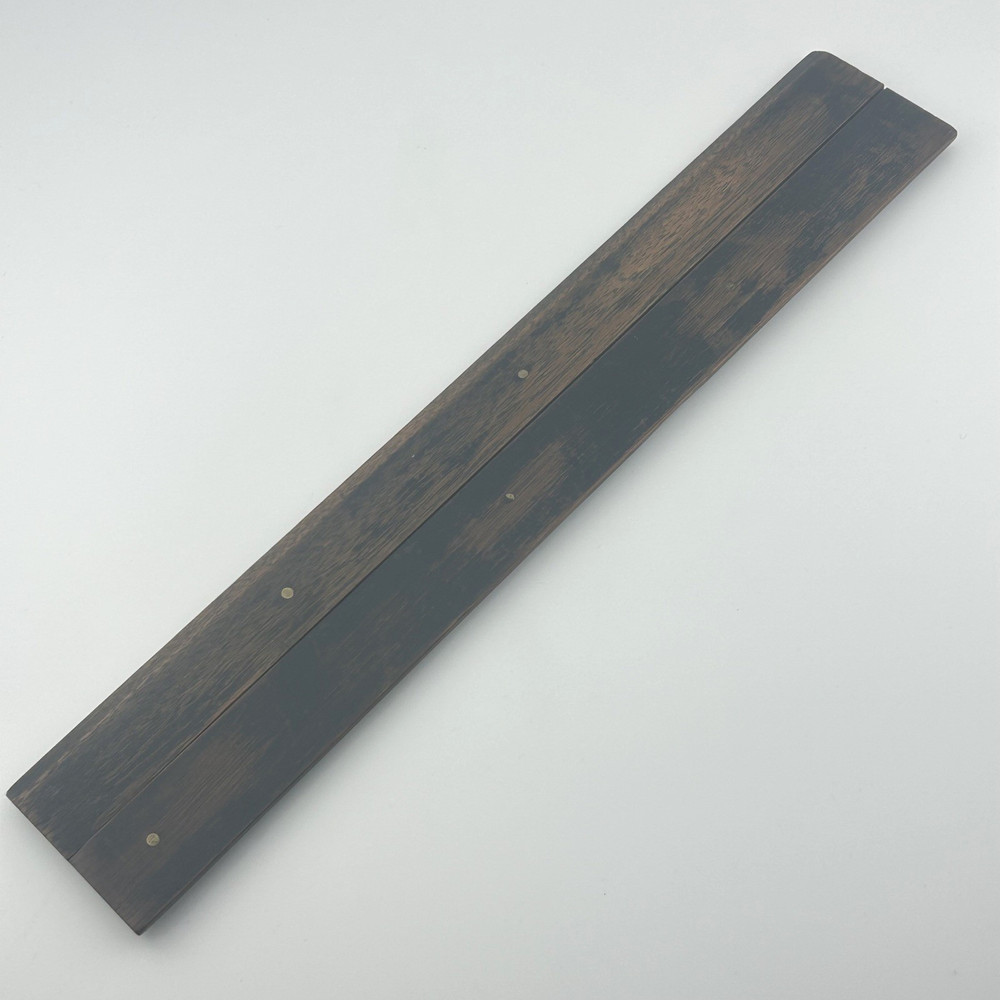 Antique Wood & Brass Parallel Ruler Ship Navigation Tool Nautical 12” Long