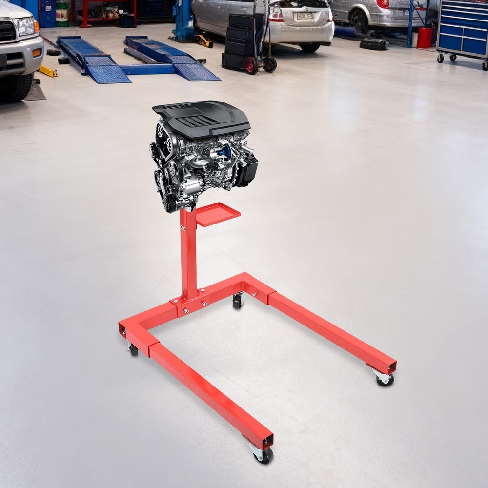 2000 LBS Folding Engine Stand Vehicle Engine Block Stand 360 Degree Head