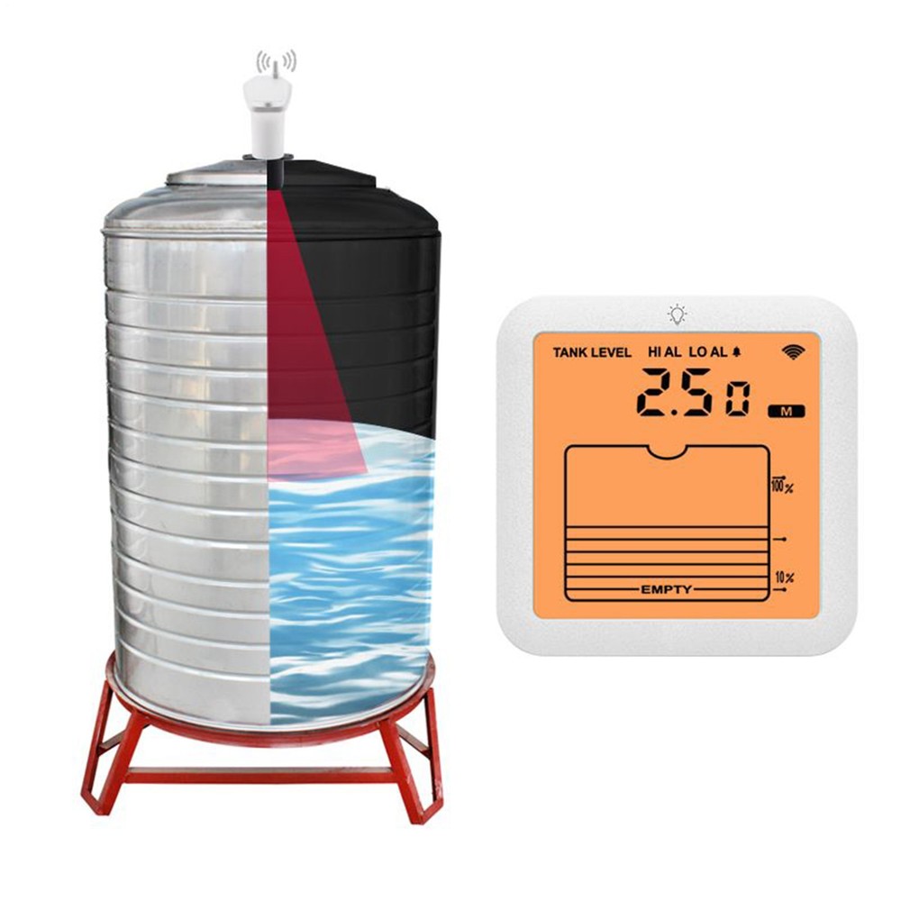 Water Tank Level Sensor Ultrasonic Water Level Indicator