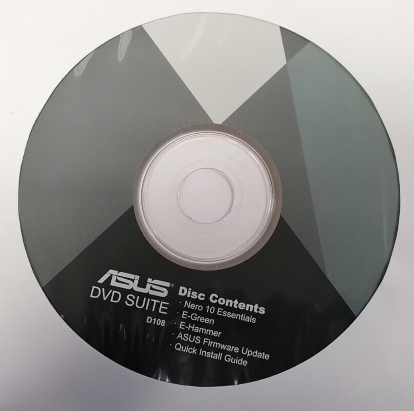 ASUS DVD Suite Software D108