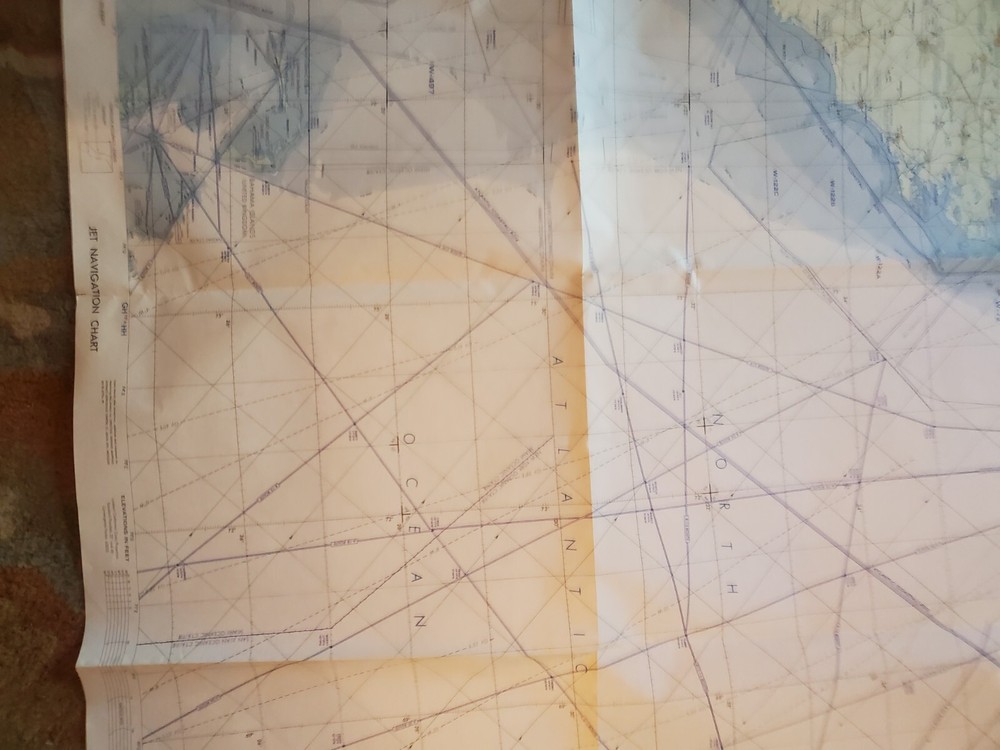 Jet Navigation Chart JNC-45N April 1971