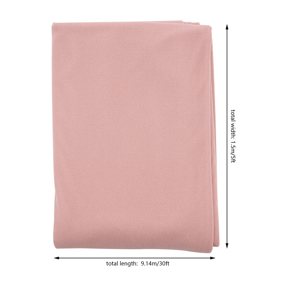 Deep Rose Ceiling Drapes for Wedding 5Ftx30Ft Sheer Curtains Chiffon Drapin