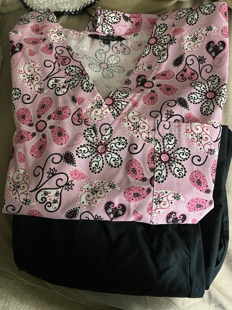 womens scrub sets xl