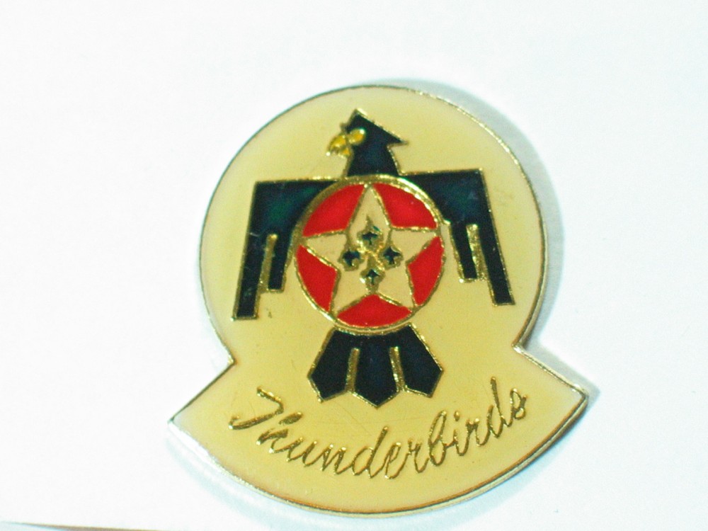 Thunderbirds Aviation Vintage Lapel Pin, Hat Tack