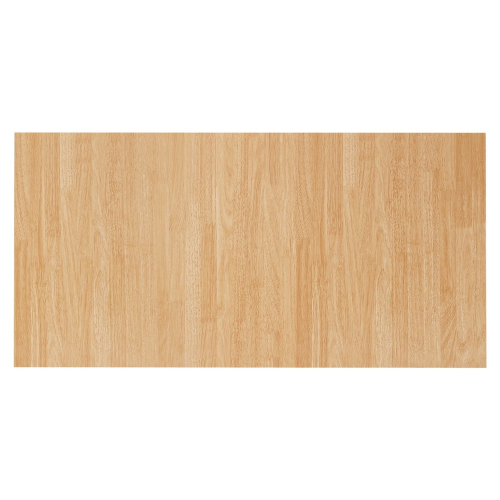 Wood Color Tabletop Rectangular Countertop Compatible With Various Table Leg