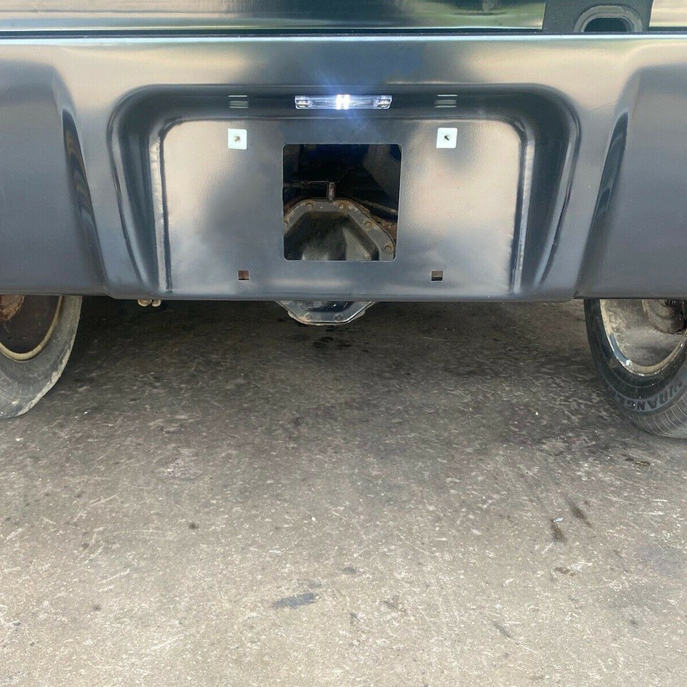 Universal Rear Roll Pan License Plate Light LED For Silverado Sierra Fleetside