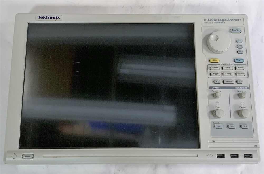 Tektronix TLA7012 Portable Mainframe Logic Analyzer Touchscreen Display Panel