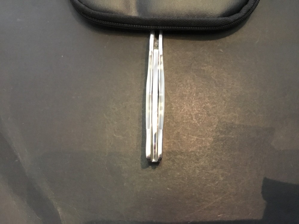 Custom Ray Cook Master Smith MOP Slipjoint Folder Folding Knife