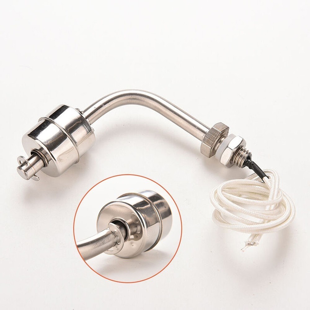 Liquid Water Level Right Angle Horizontal Float Switch Stainless Steel Pool