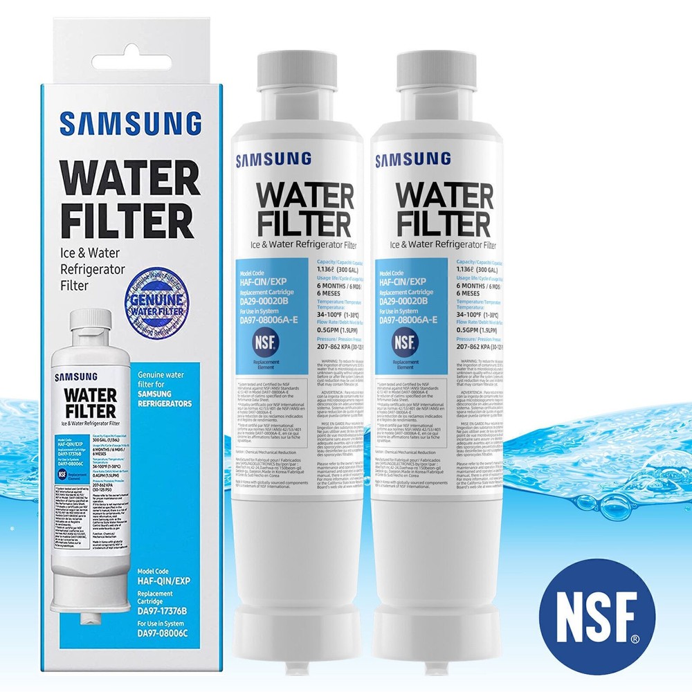 New 4 PACK Genuine Samsung DA29-00020B HAF-CIN/EXP Refrigerator Water Filter US