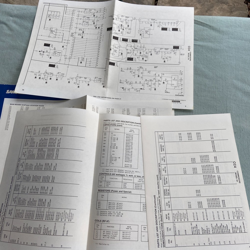 Vintage Sams Computer Facts Commodore 64 CC4 Technical Specs Service Data Manual