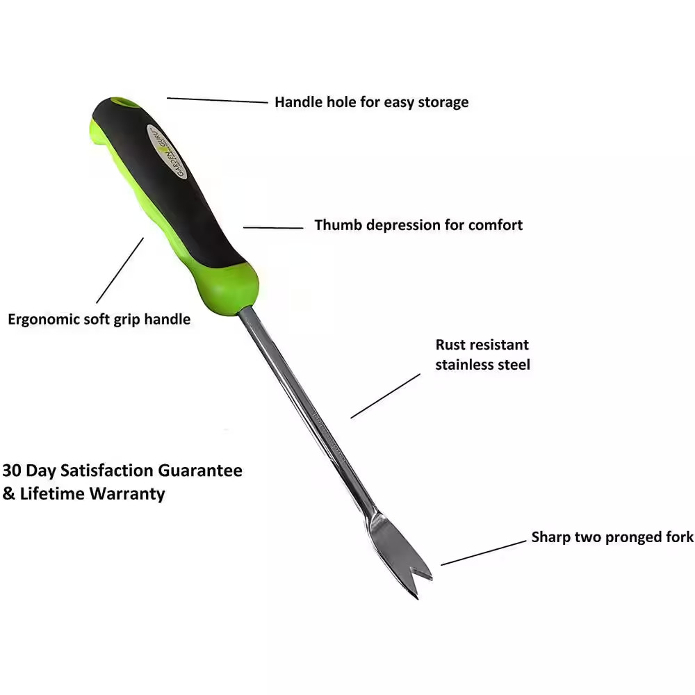 13 In. Dandelion Weeder Tool with Ergonomic Handle