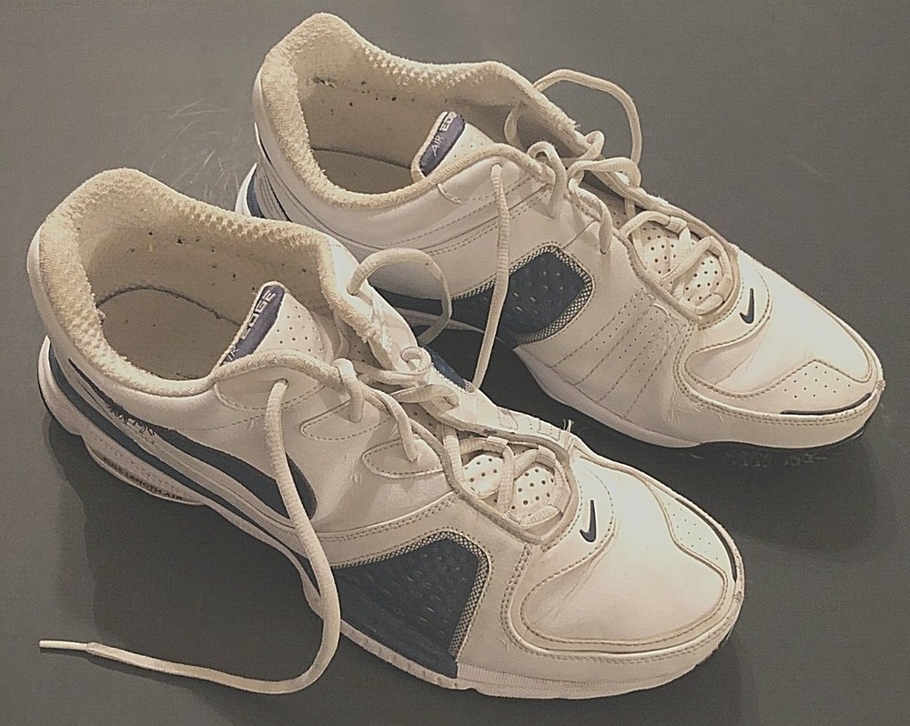 NIKE Air Edge 2008 Men's 318087-142 Blue White Low Top Training Run Sneaker 14