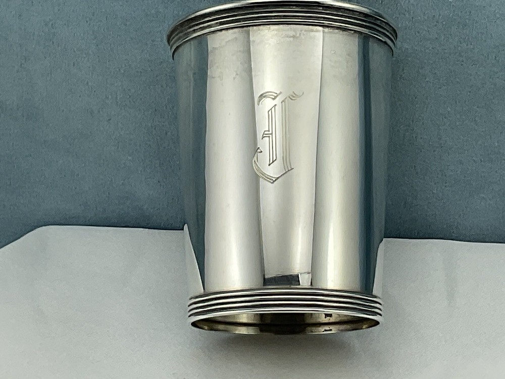 Vintage Manchester 3759 Solid Sterling Silver Derby Mint Julep Cup Monogrammed