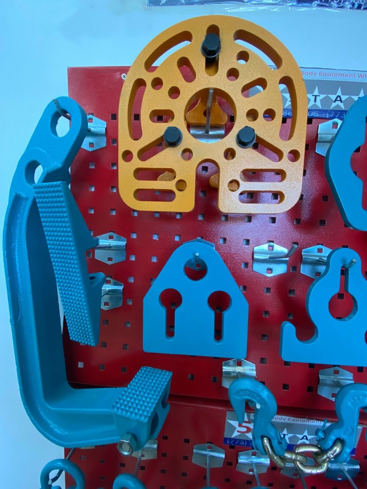 SET#72 HEAVY DUTY AUTO BODY FRAME MACHINE 25 PIECE PULLING TOOLS AND CLAMPS