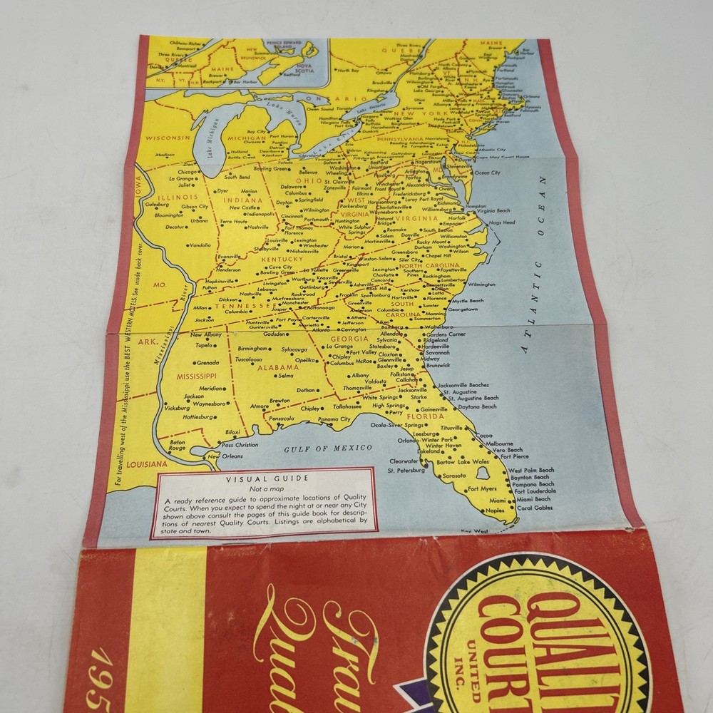Vintage 1958 Quality Courts Directory