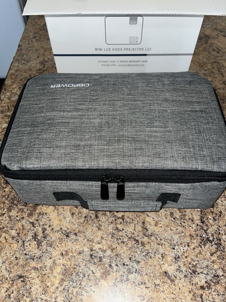 DBPower L22 Mini LCD Video Projector with Carrying Case Bundle