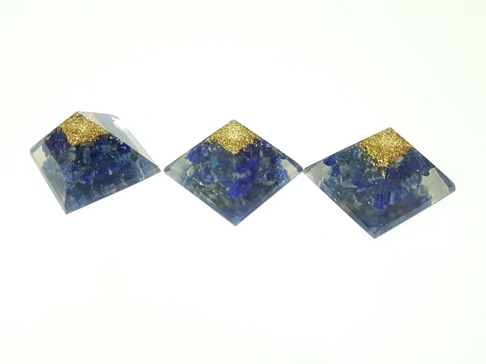 Lapis Lazuli Orgone Small Carry With You Pyramid