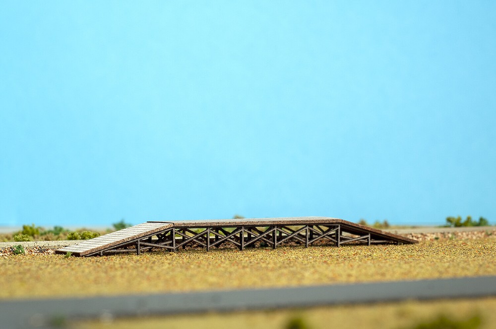Laser Cut N Scale Double End Loading Ramp KIT