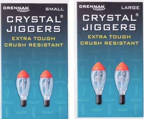 Drennan Crystal Jigger pole Floats - All Sizes - carp