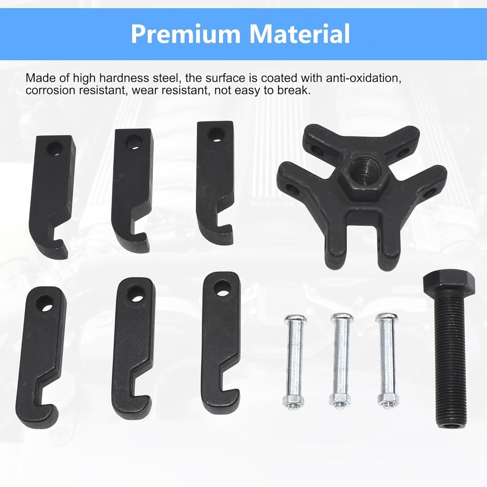 Harmonic Balancer Puller, Damper Pulley Puller Blue Case