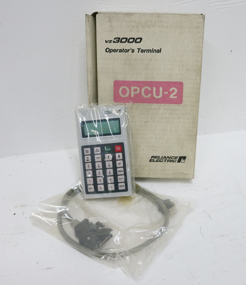 NEW Reliance Electric OPCU-2 VZ3000 Operator Terminal Drive Keypad Controller