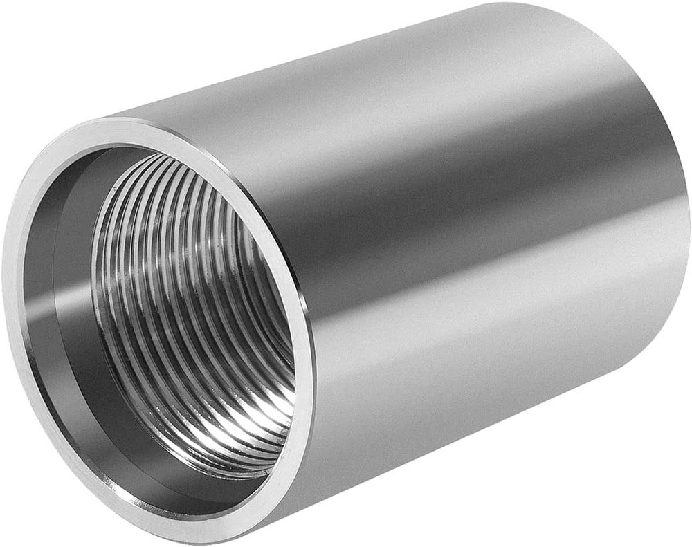 For Mfg Drcoup125 1-1/4" Female Galvanized 1-1/4”-Coupling, Silver