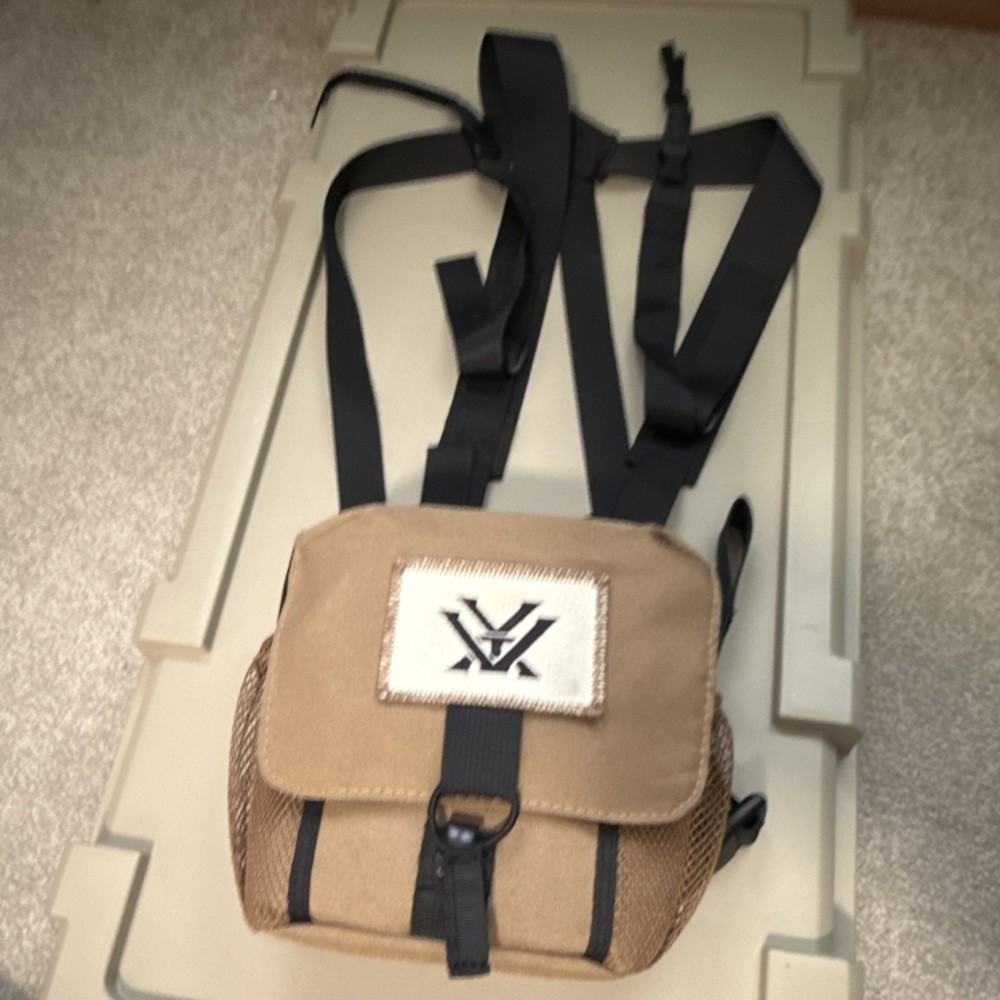 Vortex Binocular Harness Case Tan with Straps