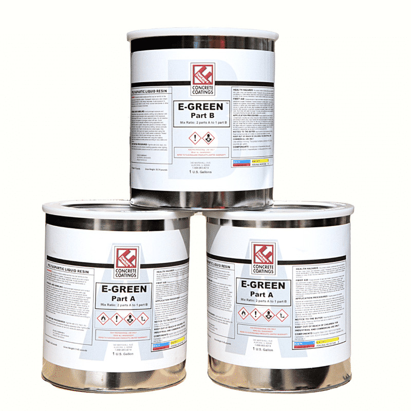 E-Green Polyurea Basecoat for Concrete Floors | Low Temp 40°F | 100% Solids  ...