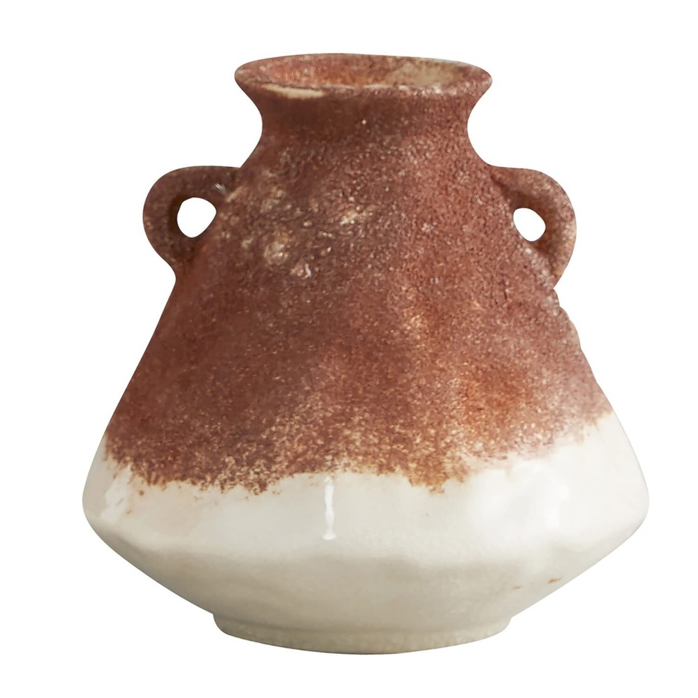 47th & Main Rustic Stoneware Vase, Small, Two-Toned