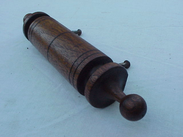 Antique Walnut Unusual Drawer Pull Handle Organ Handle
