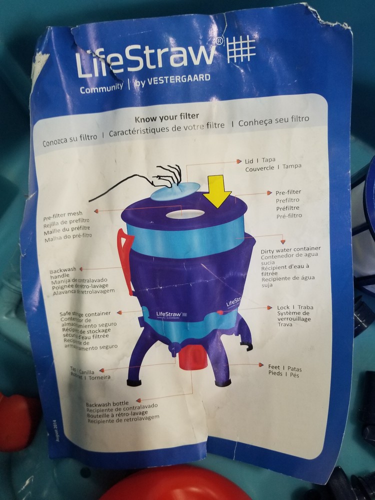 LifeStraw Community Large Filtration System. (No Filter or Lid)