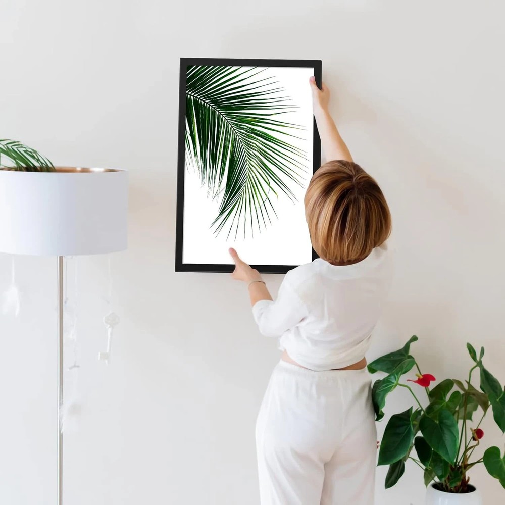Matte Black 16x24 Frame - Single Frame, 16 x 24 Poster Frame for Artwork, Puzzle