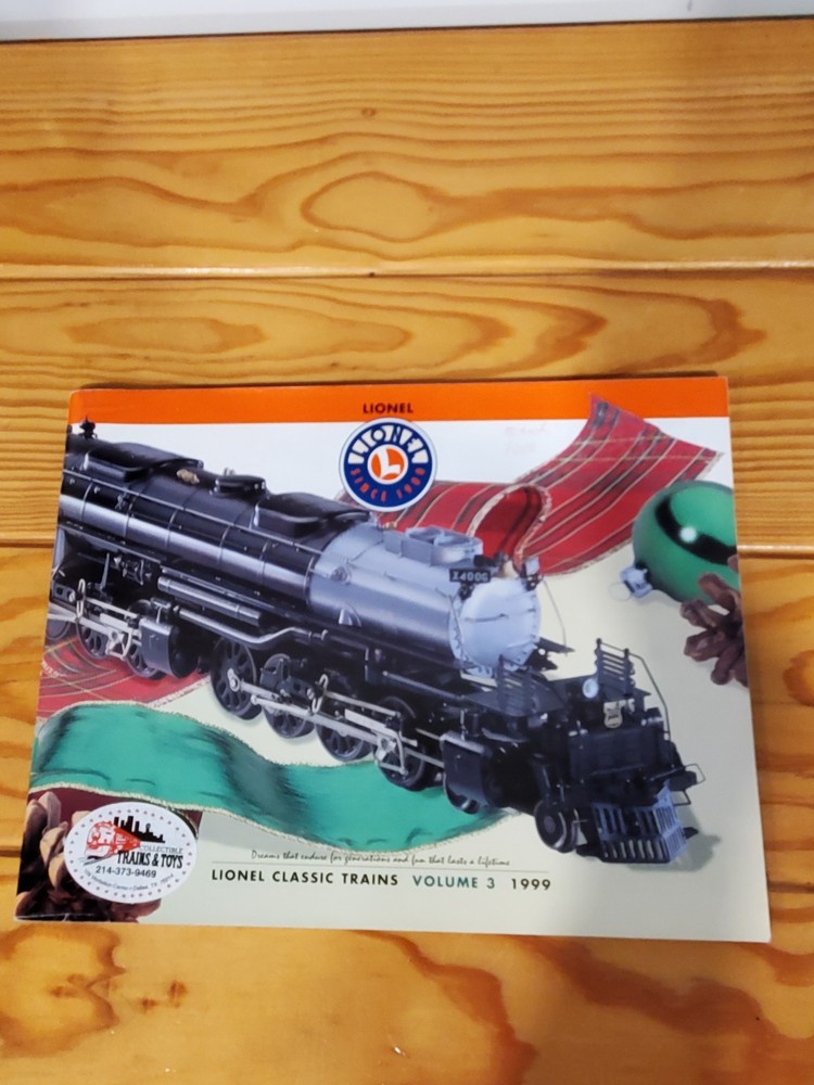 1999 Lionel Classic Trains - Volume 3 - Catalog