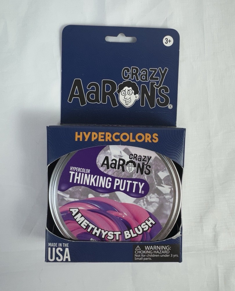 Aarons Crazy Thinking Putty Amethyst Blush color shifting putty