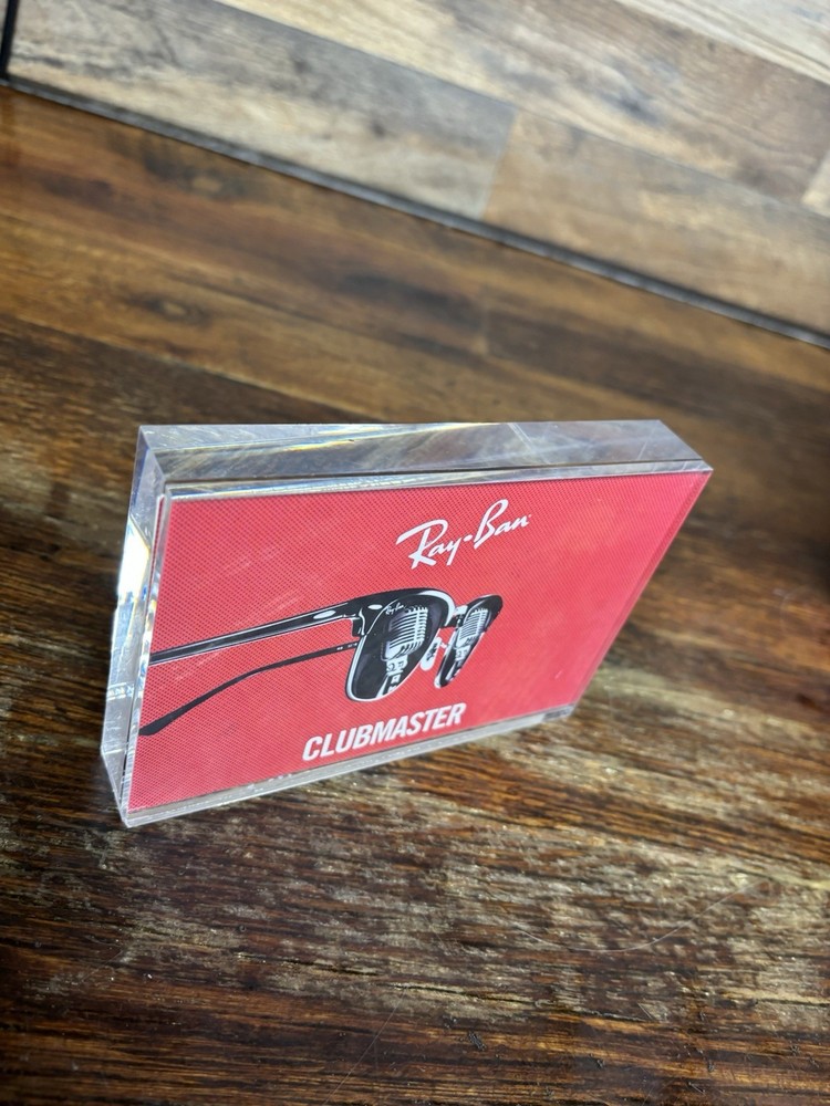Ray-Ban Clubmaster Countertop Acrylic Display