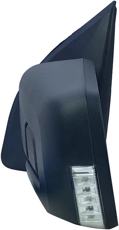 Replacement Driver Left Side Door Mirror Textured Cover Manual Folding with Blin