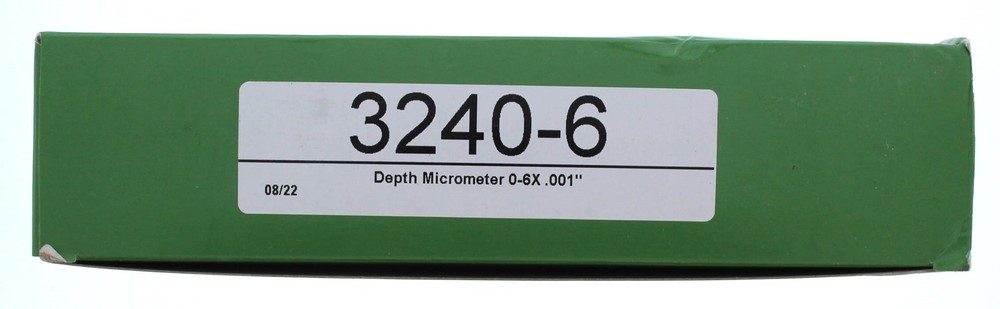 Insize Precision Measurement Depth Micrometer 0-6X .001"