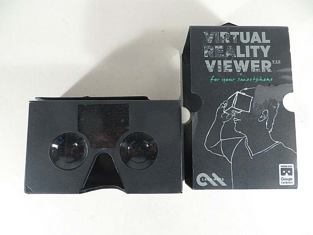 Virtual Reality Viewer Smartphone Black Cardboard
