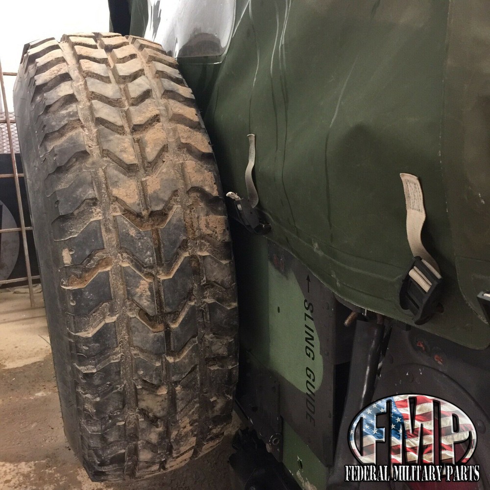MILITARY HUMVEE SPARE TIRE CARRIER - TAILGATE MOUNTED M998 M1038 H-1 HUMMER