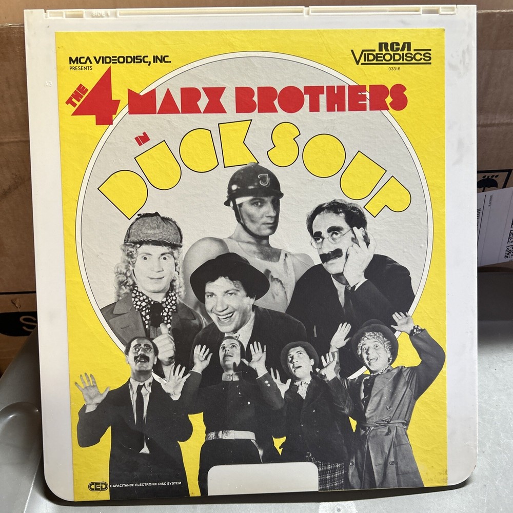 Duck Soup CED Video Disc