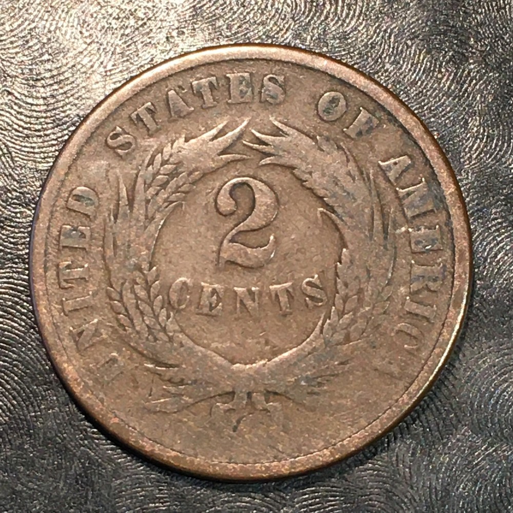 1866 TWO CENT PIECE - High Quality Scans #o684