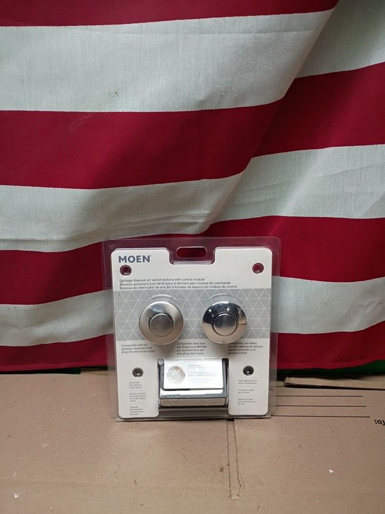 Moen Garbage Disposal Air Switch Buttons with Control Module ARC-4200 CHSRS New