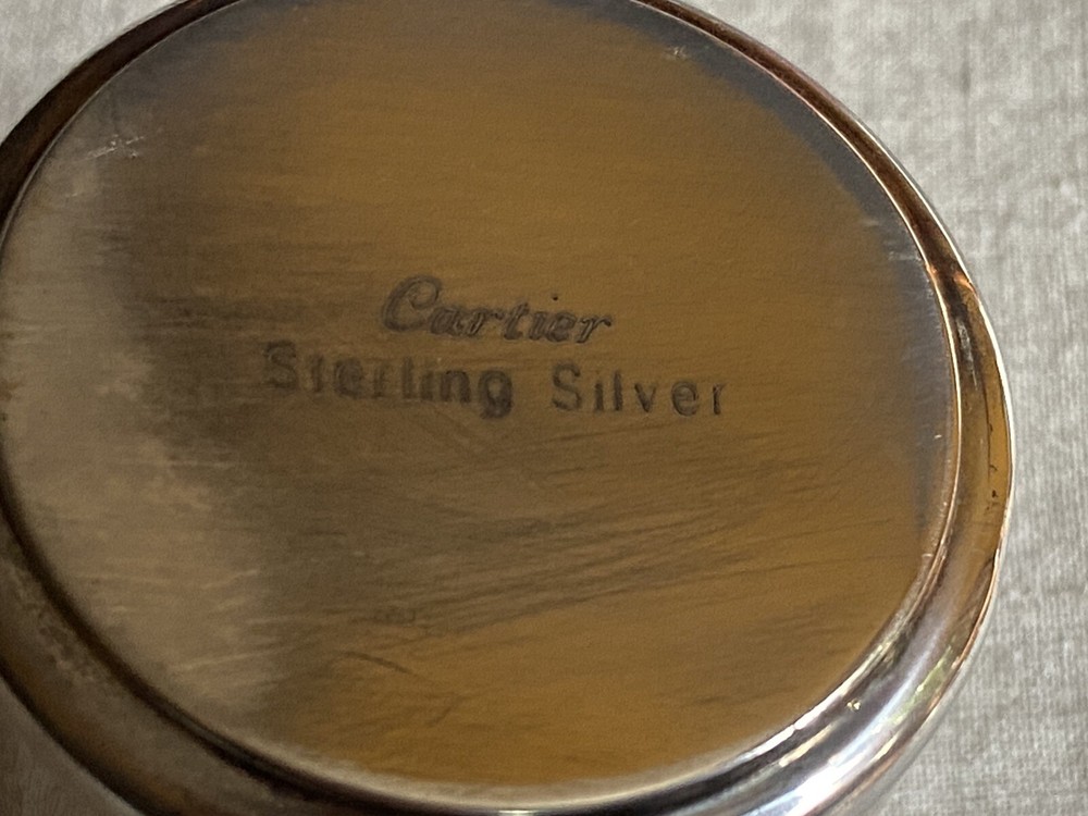 Cartier sterling silver cup