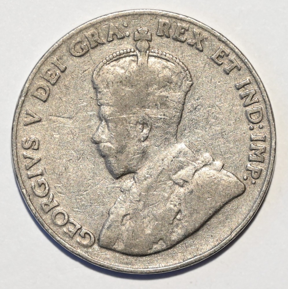 1927 Canada 5 Cents KM# 29 Circulated