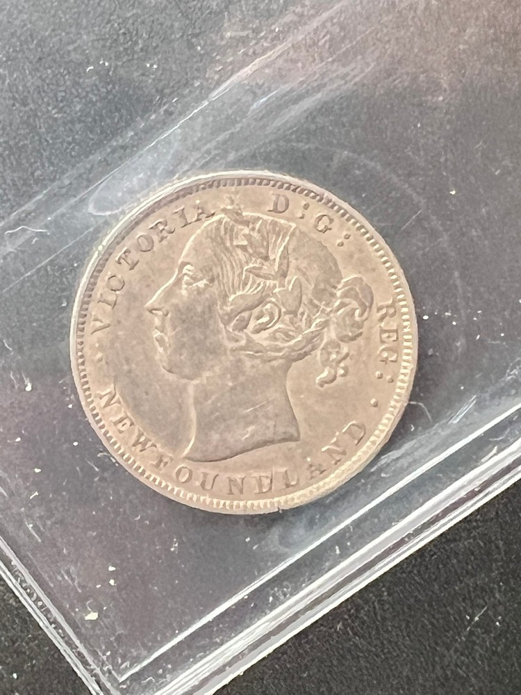 1900 Newfoundland 20 cent Graded ICCS EF-40