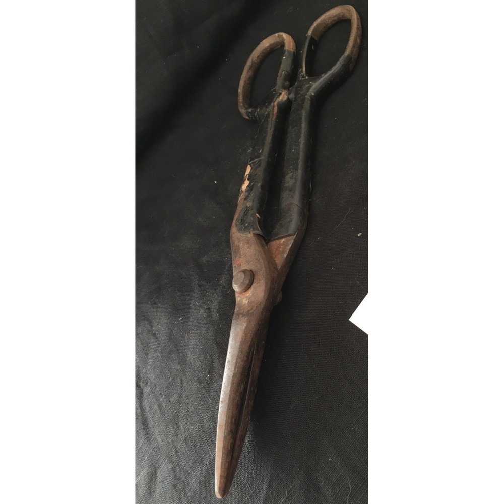 Industrial rustic vintage shears, tin snip