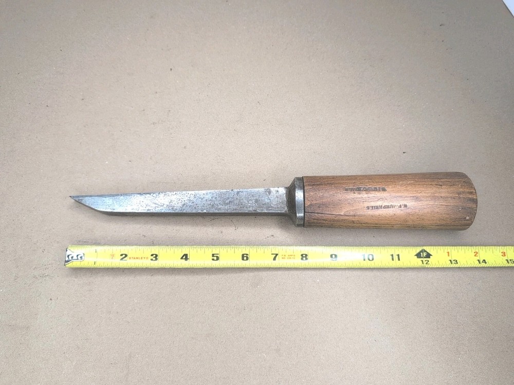 IV703 Marples & Sons 1/2" Pig Sticker or Mortise Chisel Hefty Solid Sheffield