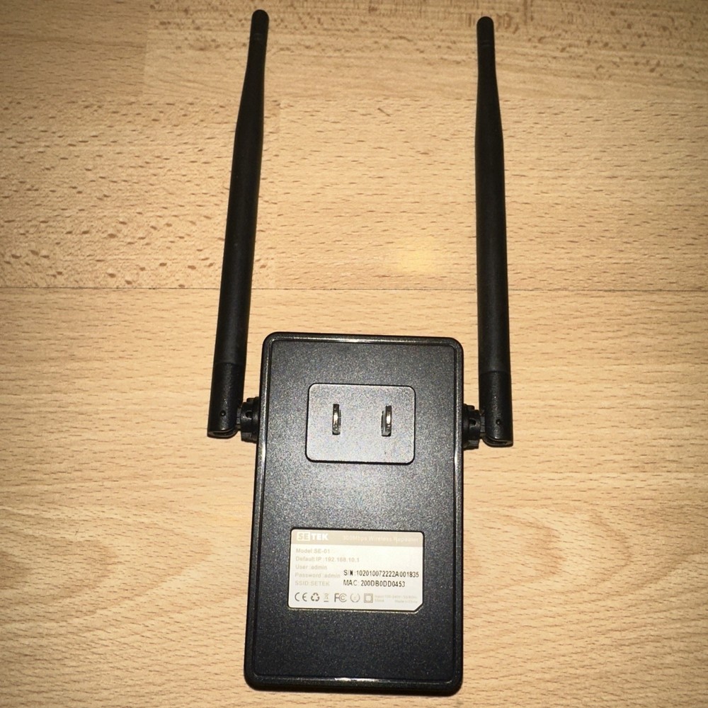 SETEK SE-01 Wifi Wireless Repeater 300 Mbps